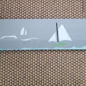 Painted Wooden Wall Hanger